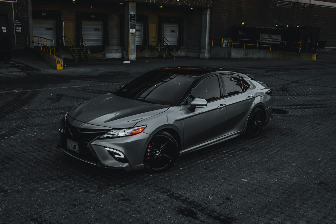 Illustrative silver Toyota Camry